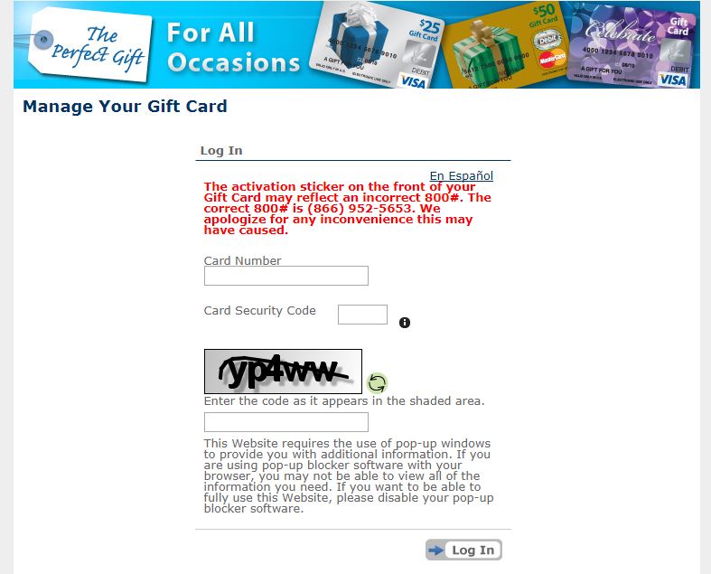 Mygiftcardsite.com: Manage Your Gift Card @ Mygiftcardsite